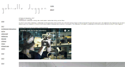 Desktop Screenshot of gabrielleduggan.com